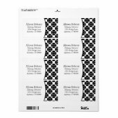 Classic Flair Shipping Labels (Full Sheet)