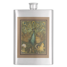 Classic Flask Pauw met kippen Theo Hoytema Flacon