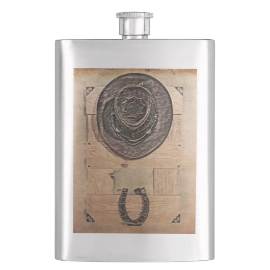 Classic Flask Western thema Flacon (Voorkant)