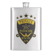Classic Flastic Private Investigator Heupfles (Voorkant)
