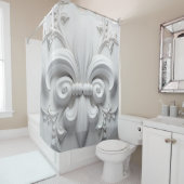 Classic Fleur De Lis Douchegordijn (In situ)