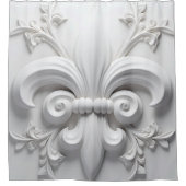 Classic Fleur De Lis Douchegordijn (Voorkant)