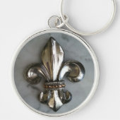 Classic Fleur de lis Sleutelhanger (Voorkant)
