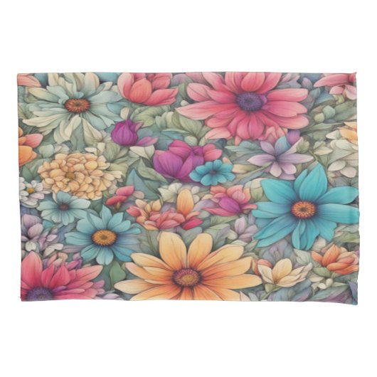 Classic Floral #44 - Kussensloop (Voorkant-Links)