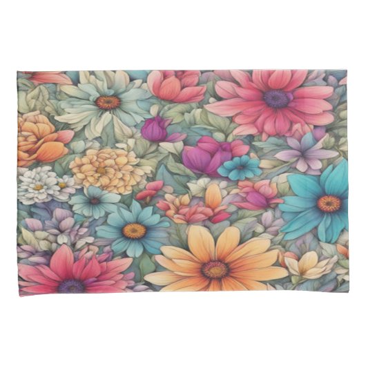 Classic Floral #44 - Kussensloop (Voorkant-Rechts)