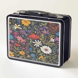 Classic Floral #88 - Metalen lunchbox