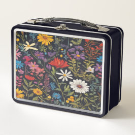 Classic Floral #88 - Metalen lunchbox
