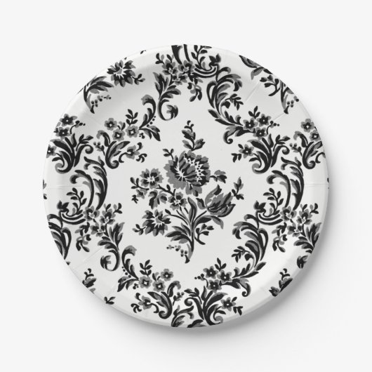 CLASSIC FLORAL BAROQUE PATTERN ARTIJ BORD ELEGANT (Voorkant)