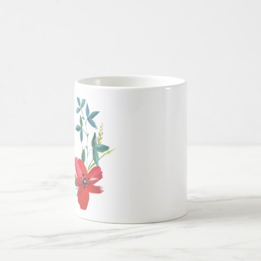 Classic Floral Gorgeous Coffee Mok (Center)