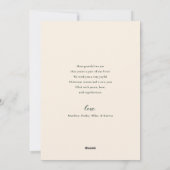 Classic Floral Lijst Christmas Foto | Groen Feestdagenkaart (Achterkant)