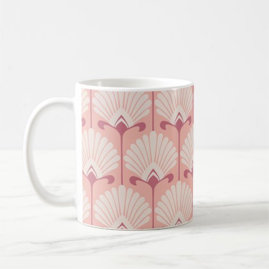 Classic Floral: naadloos  patroon Koffiemok (Links)