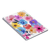 Classic Floral Notes Spiral Notitieboek/Journal Notitieboek (Rechterzijde)