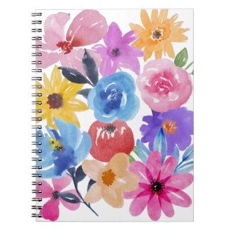 Classic Floral Notes Spiral Notitieboek/Journal Notitieboek