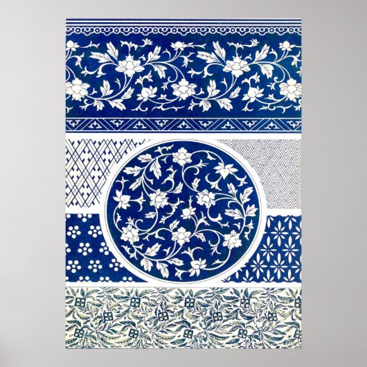 Classic Floral Ornament Print (Voorkant)