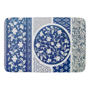Classic Floral Ornament Print Badmat
