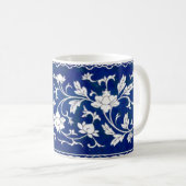 Classic Floral Ornament Print Koffiemok (Voorkant rechts)