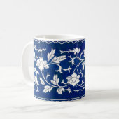 Classic Floral Ornament Print Koffiemok (Voorkant links)