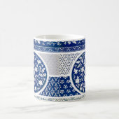 Classic Floral Ornament Print Koffiemok (Center)