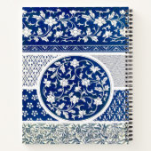 Classic Floral Ornament Print Notitieboek (Achterkant)