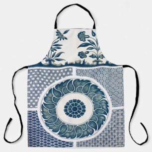 Classic Floral Ornament Print Schort