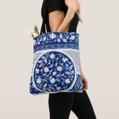 Classic Floral Ornament Print Tote Bag (Dichtbij)