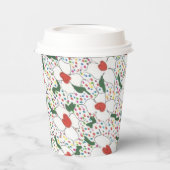 Classic Floral Pattern Cup Papieren Bekers (Links)