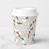 Classic Floral Pattern Cup Papieren Bekers (Rechts)