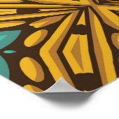 Classic Floral: Tijdloos  patroon. Poster (Hoek)