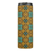 Classic Floral: Tijdloos patroon. Thermosbeker (Achterkant)