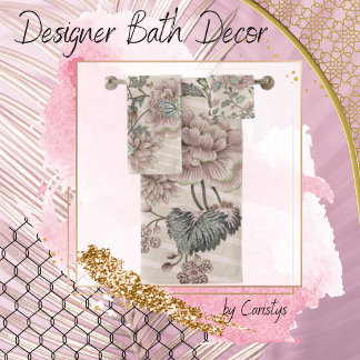 Classic Florals Towel Bad Handdoek