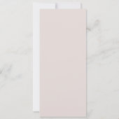 Classic Flourish Monogram Menu Kaart (Achterkant)