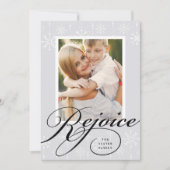 Classic Flourish | Vakantieknopkaart Feestdagenkaart (Voorkant)