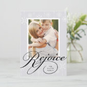 Classic Flourish | Vakantieknopkaart Feestdagenkaart (Staand voorkant)