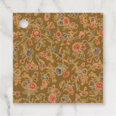 Classic Flower Chintz  zacht bloemontwerp Bedankjes Labels (Voorkant)