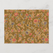 Classic Flower Chintz  zacht bloemontwerp Briefkaart (Voorkant)