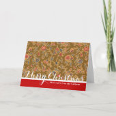 Classic Flower Chintz  zacht bloemontwerp Feestdagen Kaart (Voorkant)