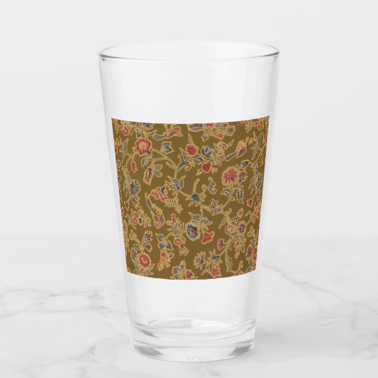 Classic Flower Chintz  zacht bloemontwerp Glas (Voorkant)