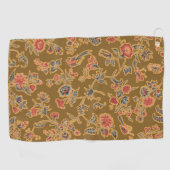 Classic Flower Chintz  zacht bloemontwerp Golfhanddoek (Horizontaal)