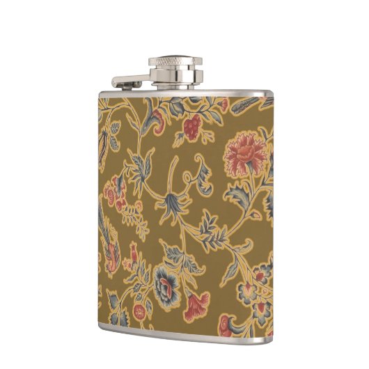 Classic Flower Chintz zacht bloemontwerp Heupfles (Links)