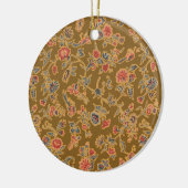 Classic Flower Chintz  zacht bloemontwerp Keramisch Ornament (Links)