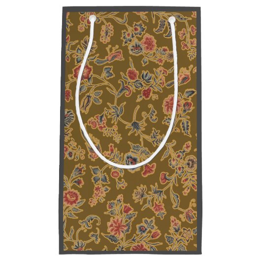 Classic Flower Chintz  zacht bloemontwerp Klein Cadeauzakje (Voorkant)