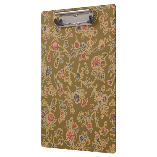Classic Flower Chintz  zacht bloemontwerp Klembord (Links)