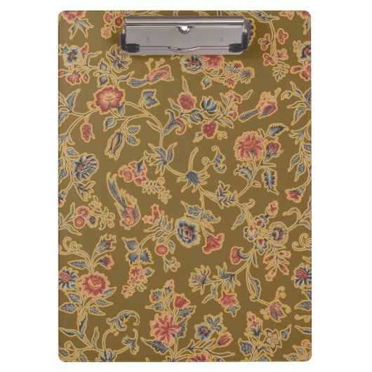 Classic Flower Chintz  zacht bloemontwerp Klembord (Voorkant)