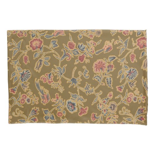 Classic Flower Chintz  zacht bloemontwerp Kussensloop (Voorkant)