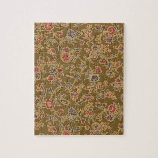 Classic Flower Chintz  zacht bloemontwerp Legpuzzel (Verticaal)