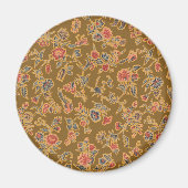 Classic Flower Chintz zacht bloemontwerp Magneet (Voorkant)