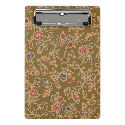 Classic Flower Chintz zacht bloemontwerp Mini Klembord (Voorkant)
