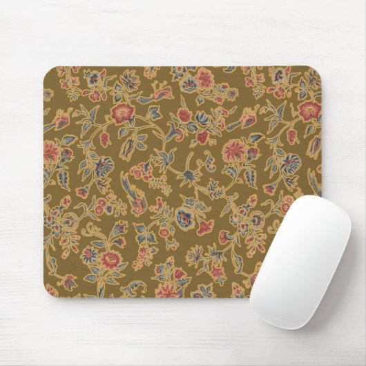 Classic Flower Chintz zacht bloemontwerp Muismat (Met muis)