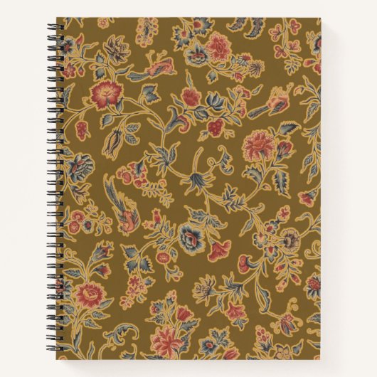 Classic Flower Chintz zacht bloemontwerp Notitieboek (Voorkant)