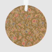 Classic Flower Chintz  zacht bloemontwerp Ornament (achterkant)